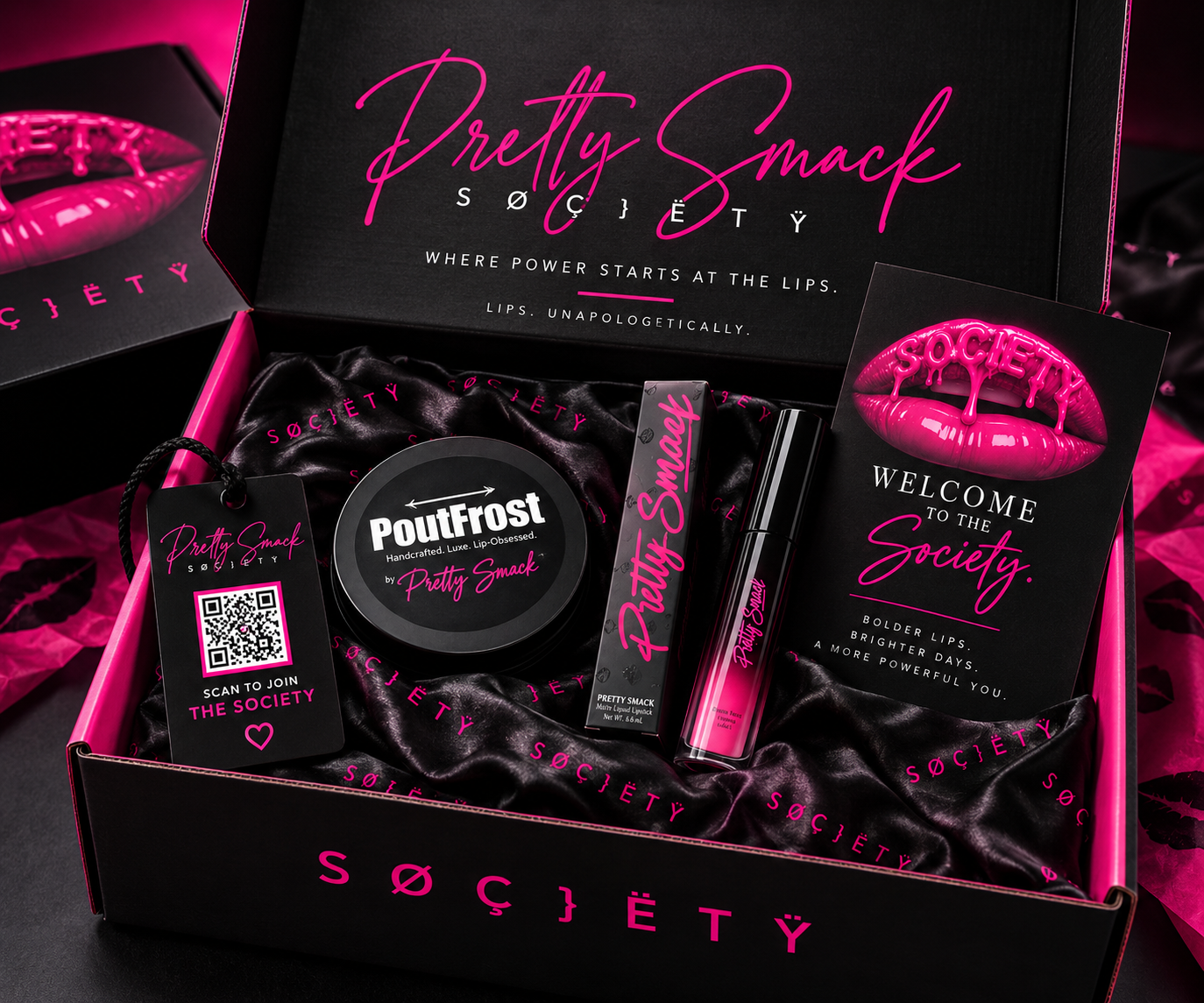 The Society Box — monthly lip subscription box